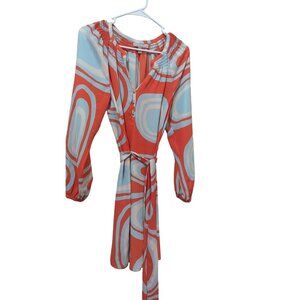 Banana Republic Women's Boho Retro Print Dress Size 2
